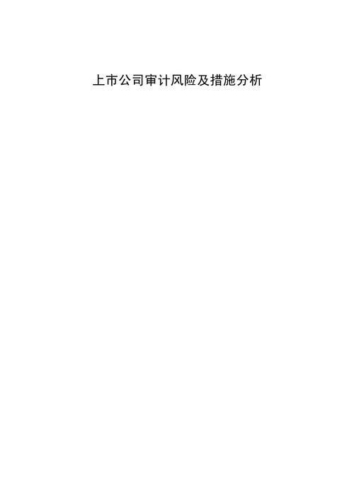 公司上市审计风险_公司准备上市入股有风险么_上市公司审计风险信号