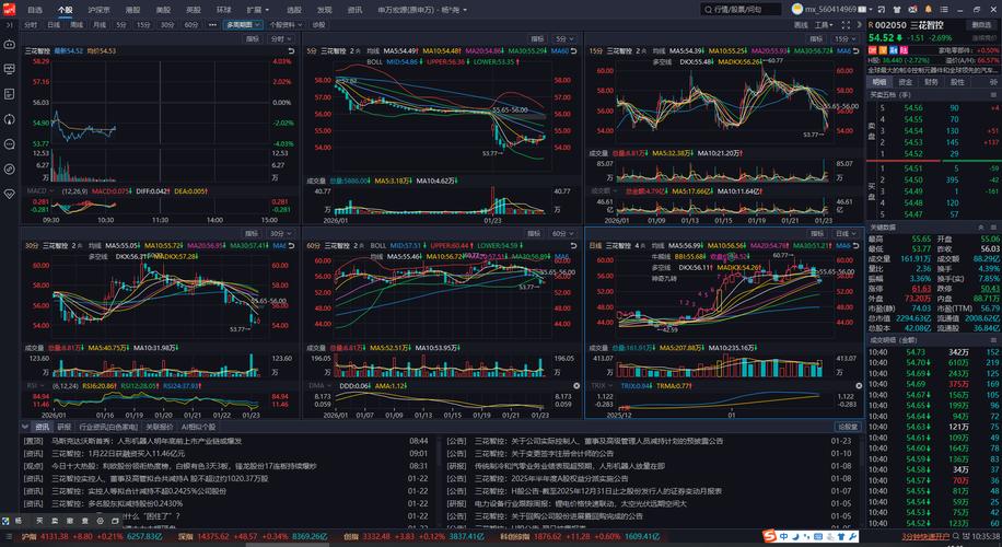 三花智控独立破位下跌行情_三花智控主力资金大幅出逃分析_如何看股票走势图