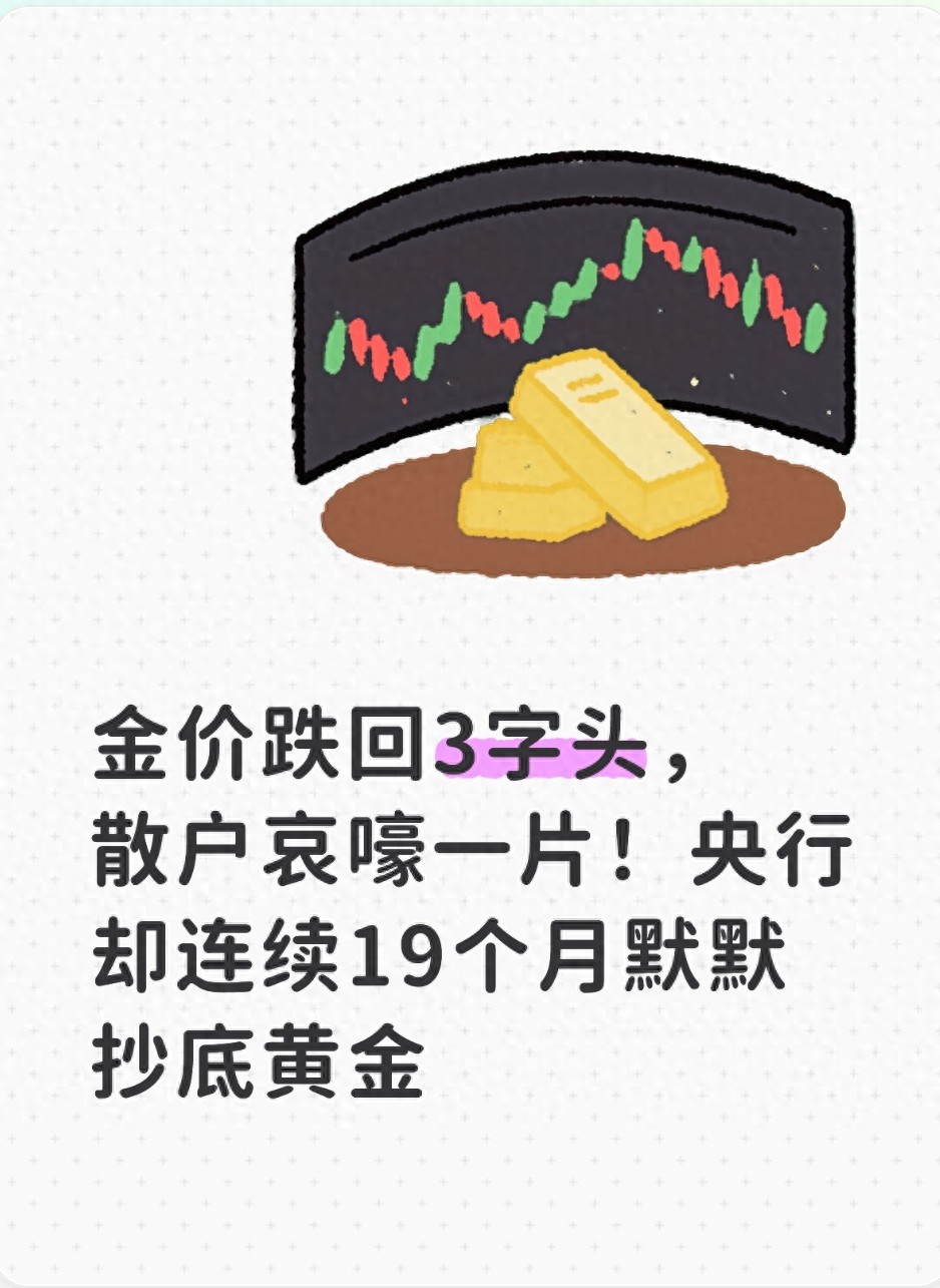 现在黄金走势图跌回3字头，高位接盘的人该怎么办？
